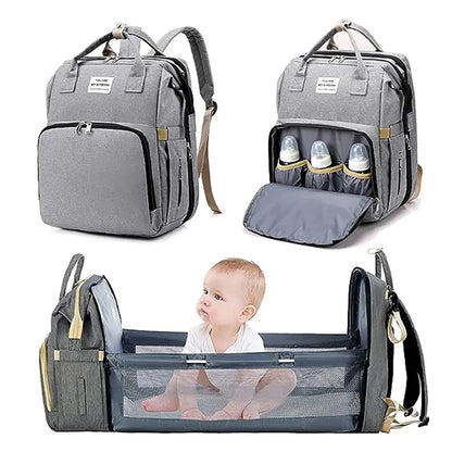 Mochila Plegable Para Pañales Con Cuna 🤱👶